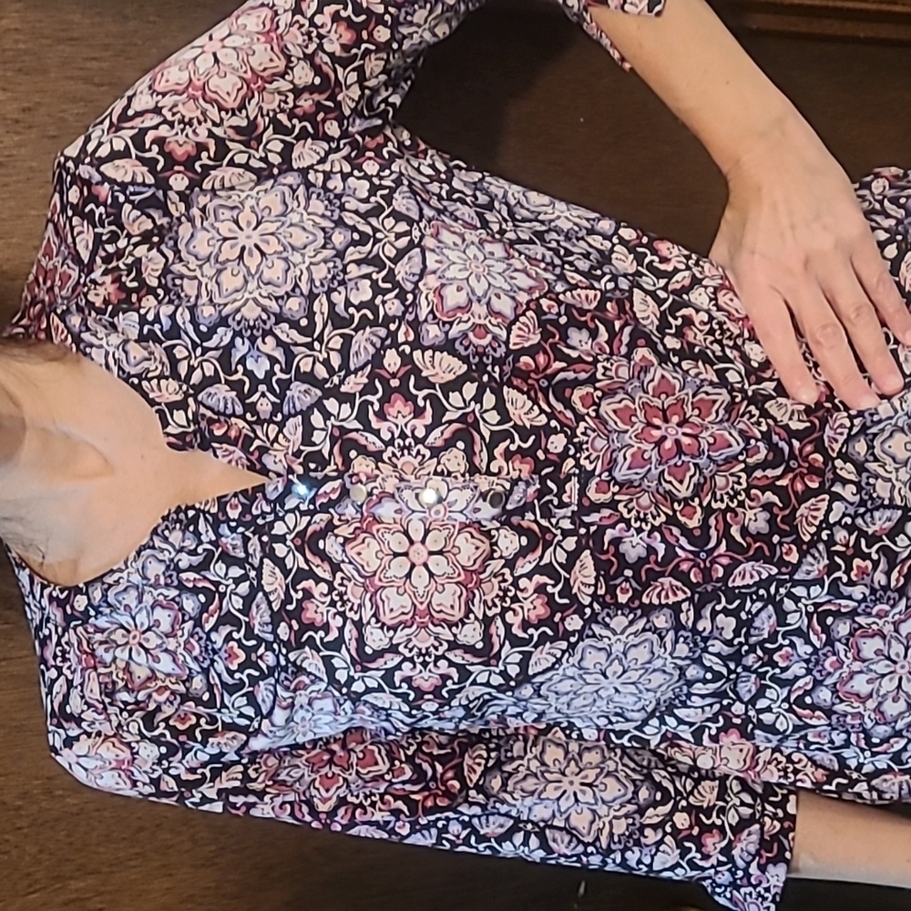 Croft & Barrow Floral Top